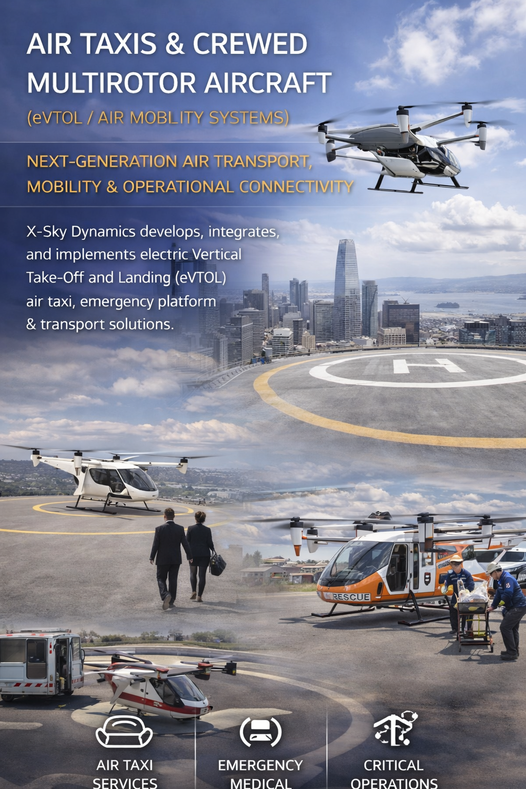 air taxi drone service photo 2