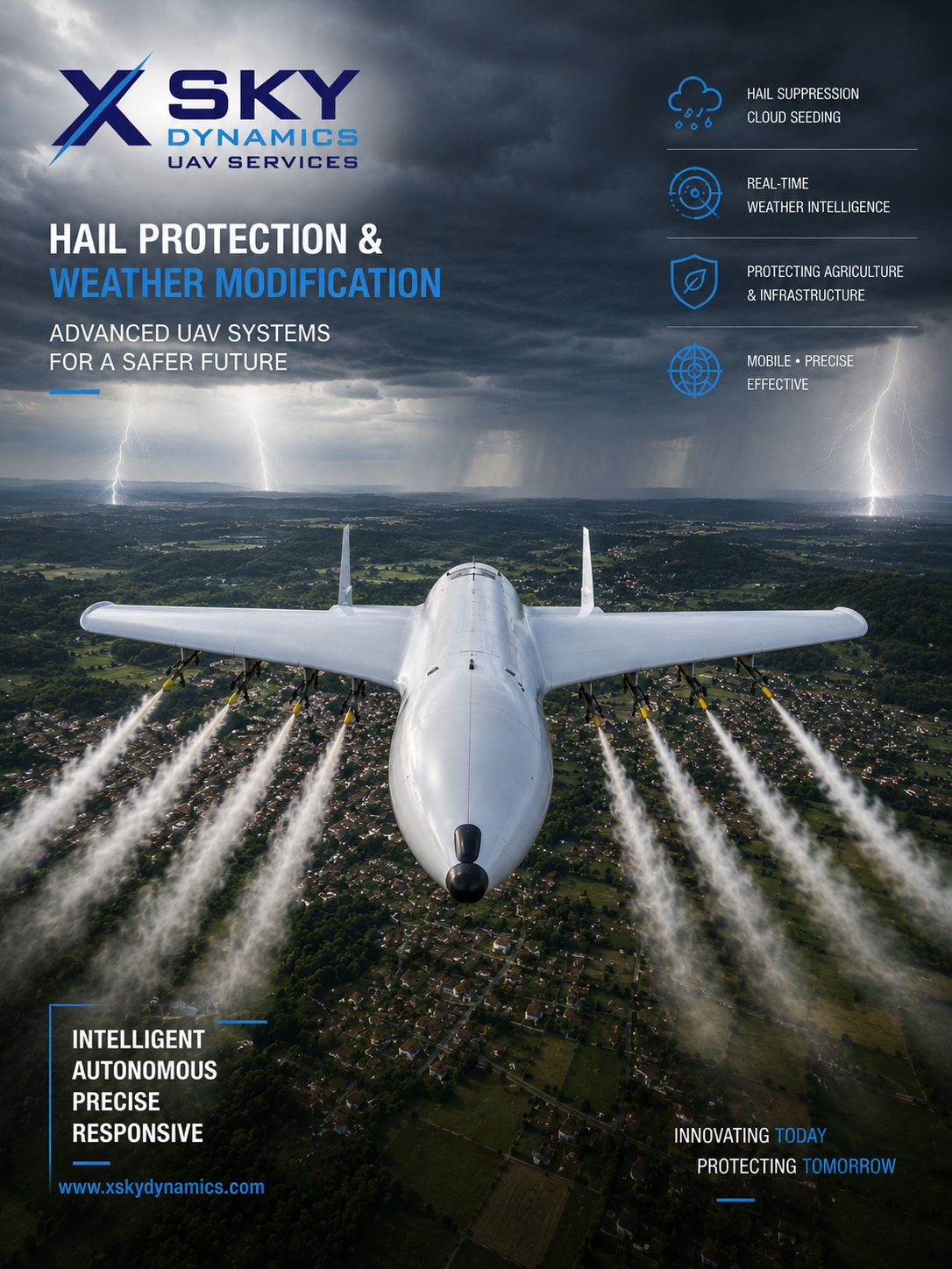 hail suppression drone service photo 1
