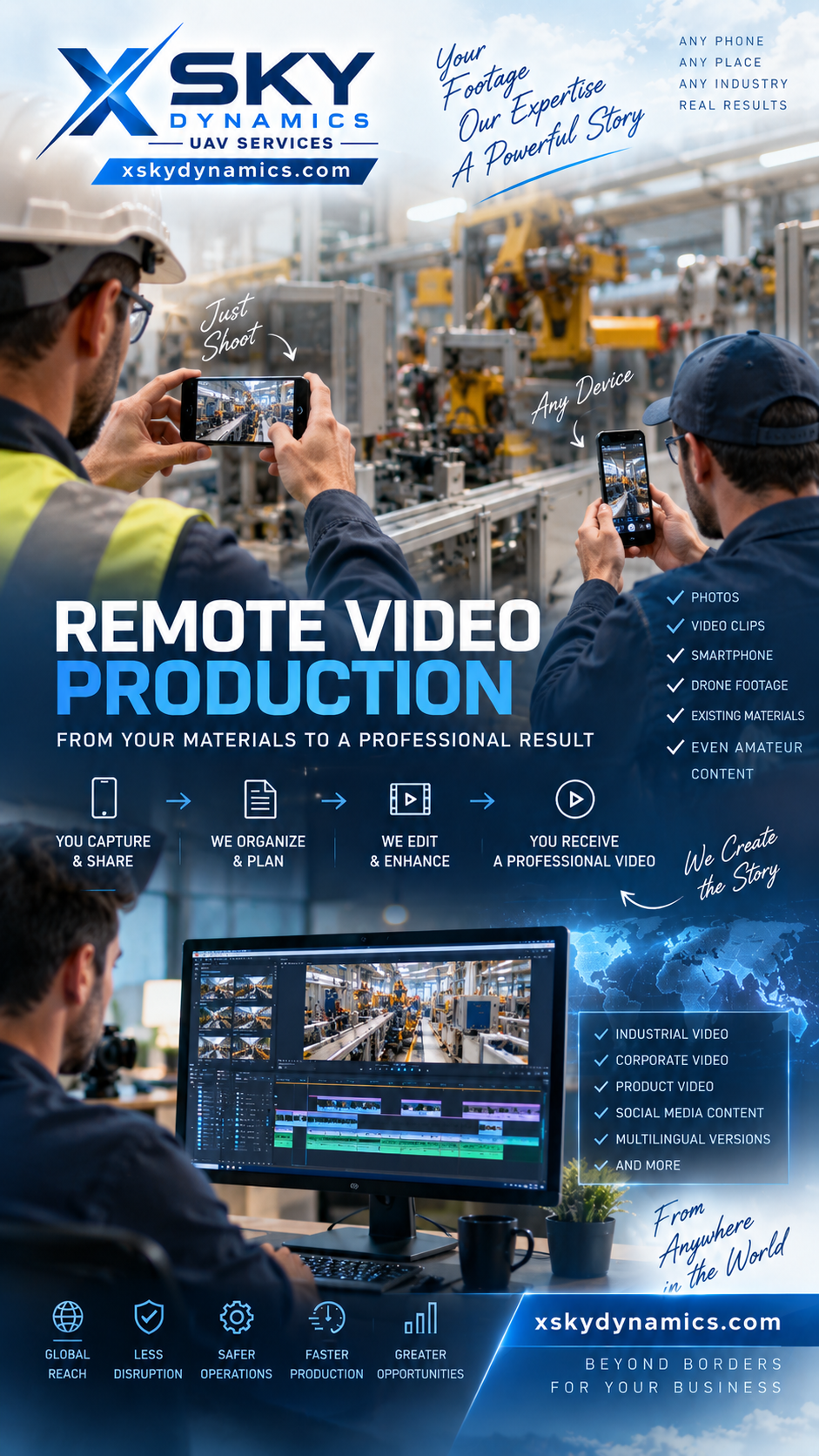 remote video production drone service photo 2